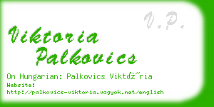 viktoria palkovics business card